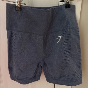 Gymshark Blue Bike Shorts Performance Fit NEVER WORN